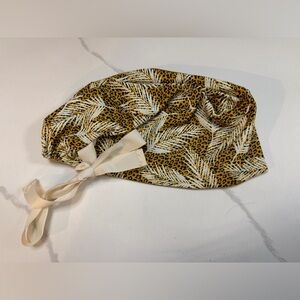Leopard Print Scrub Cap